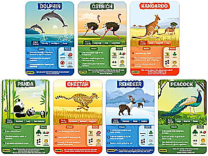 Stalo žaidimas - Guess in 10. Gyvūnų karalystė (anglų kalba)