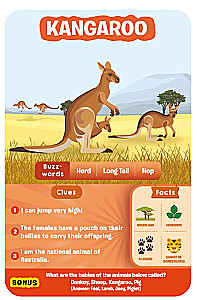 Stalo žaidimas - Guess in 10. Gyvūnų karalystė (anglų kalba)