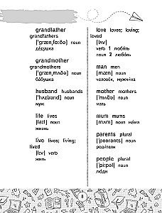 Angļu-krievu krievu-angļu vārdnīca ar divpusēju transkripciju. 2–4 klase