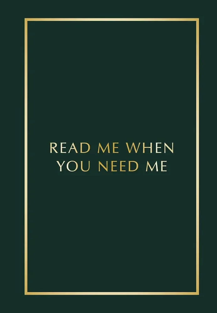 Notebook with Prompts for Letters to a Loved One. Read Me When You Need Me. Write, Pack, Gift!