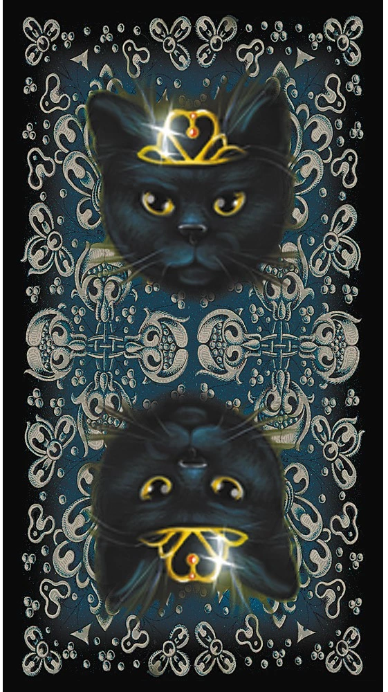 Mustade kiisude tarot (78 kaarti)