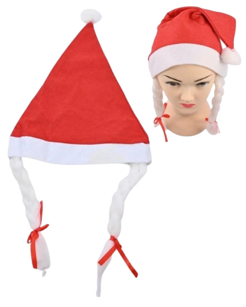 Snow Maiden's Hat with Braids