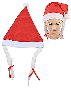 Snow Maiden's Hat with Braids