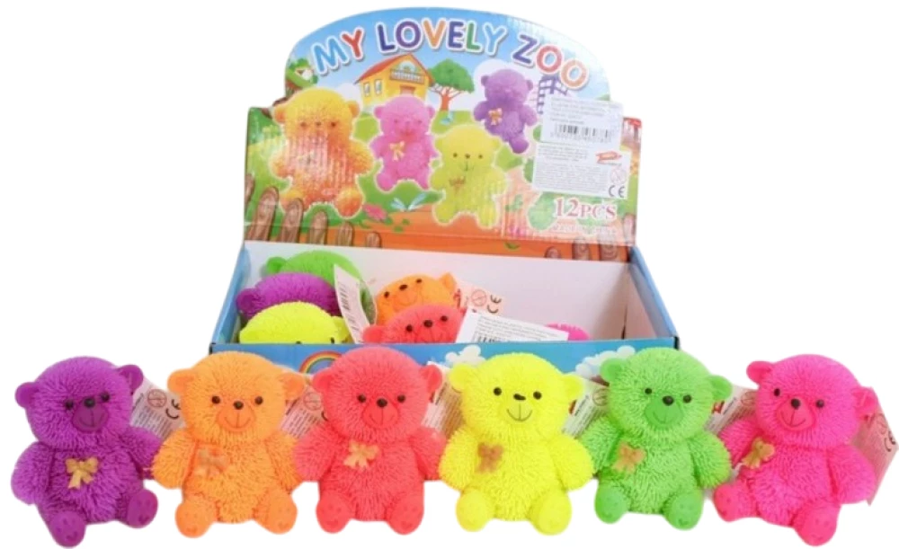 Stress Relief Toy - Bear, assorted