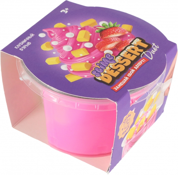 Slime dessert Duet strawberry explosion