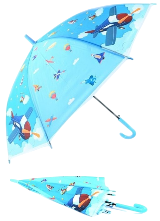 Children's umbrella with airplanes