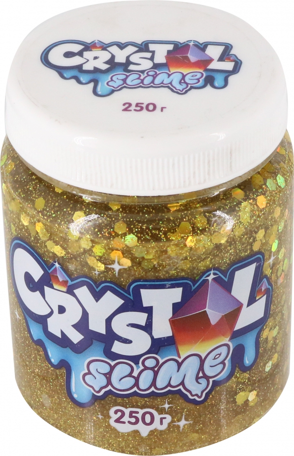 Slime - Crystal slime, golden, 250 g