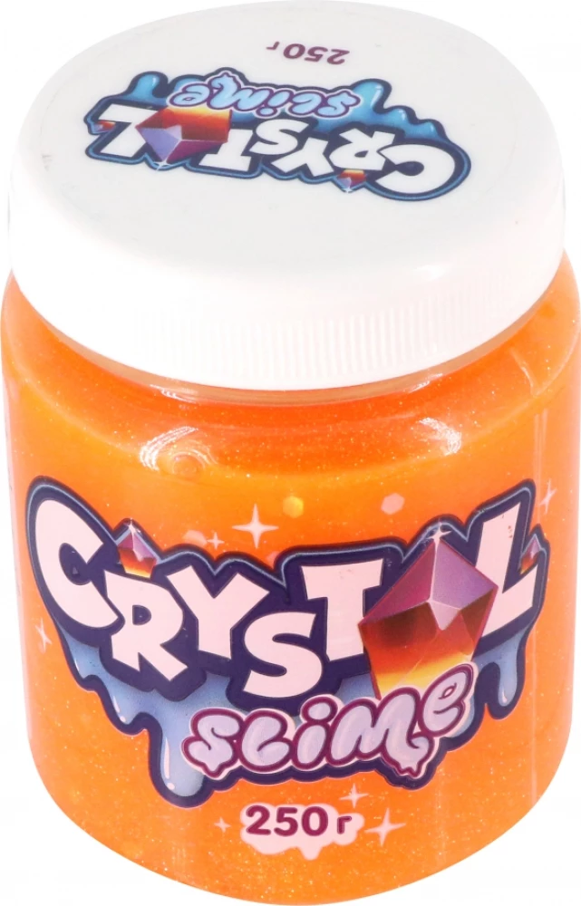 Crystal slime, pomarańczowy, 250 g