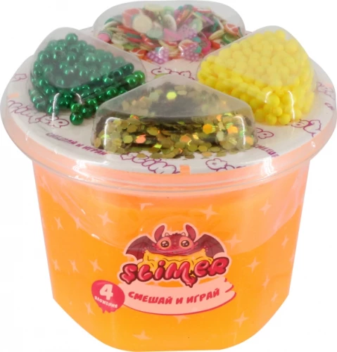 Zabawka Mieszaj i graj, pomarańczowy, 250 ml