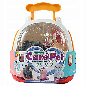 Pluszowy kotek-zabawka z przenośną torbą