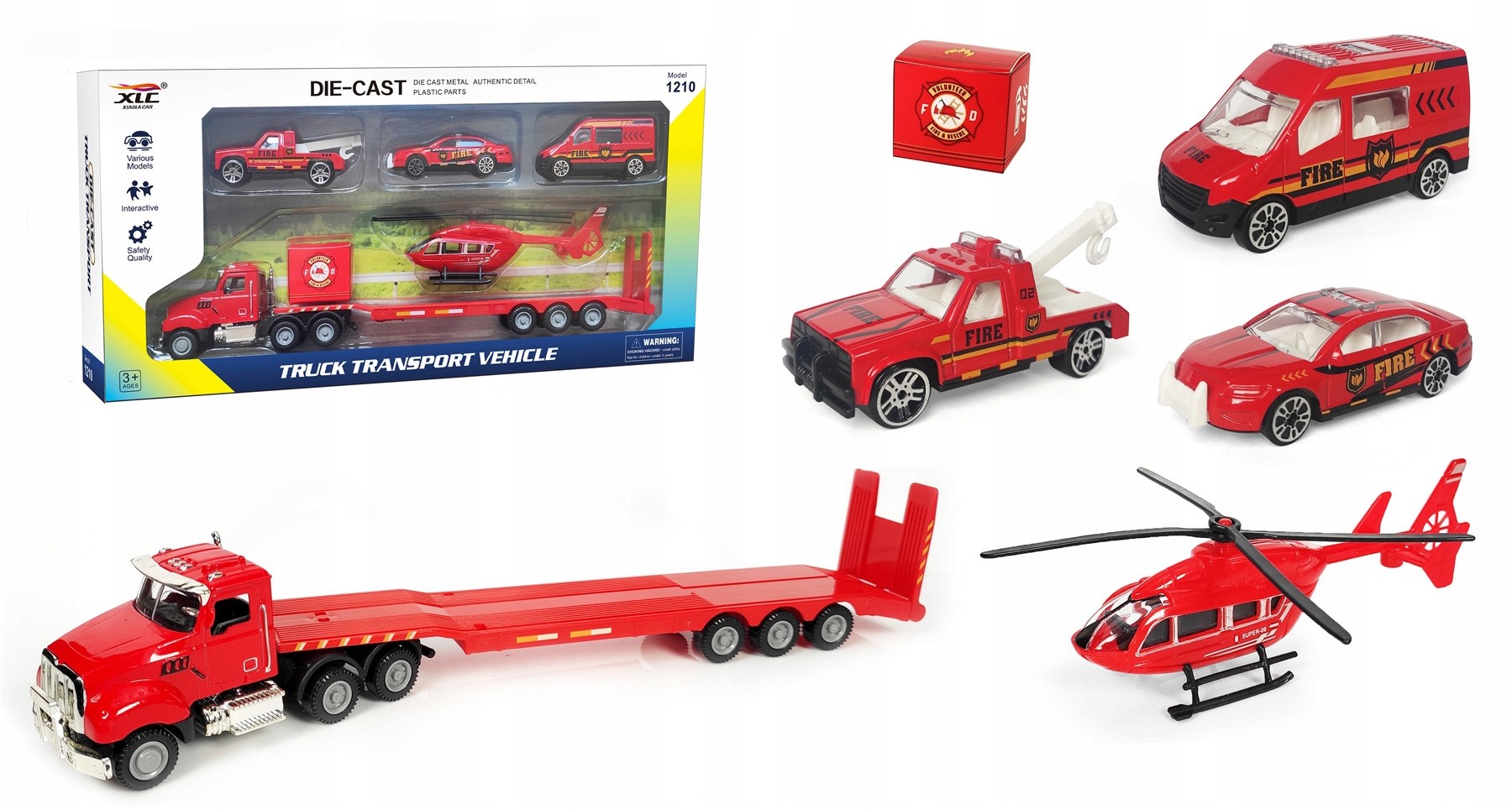 Set of Cars - Fire Brigade