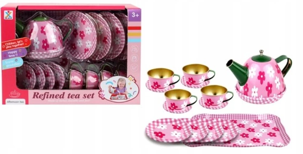 Tea Set with Cups and Plates
