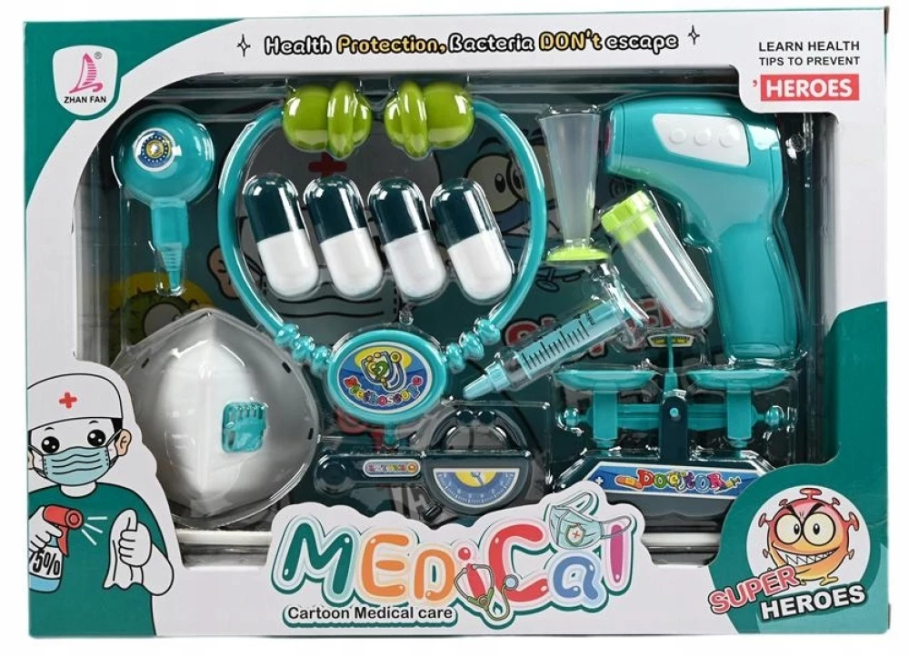 Set - Little Doctor with Stethoscope