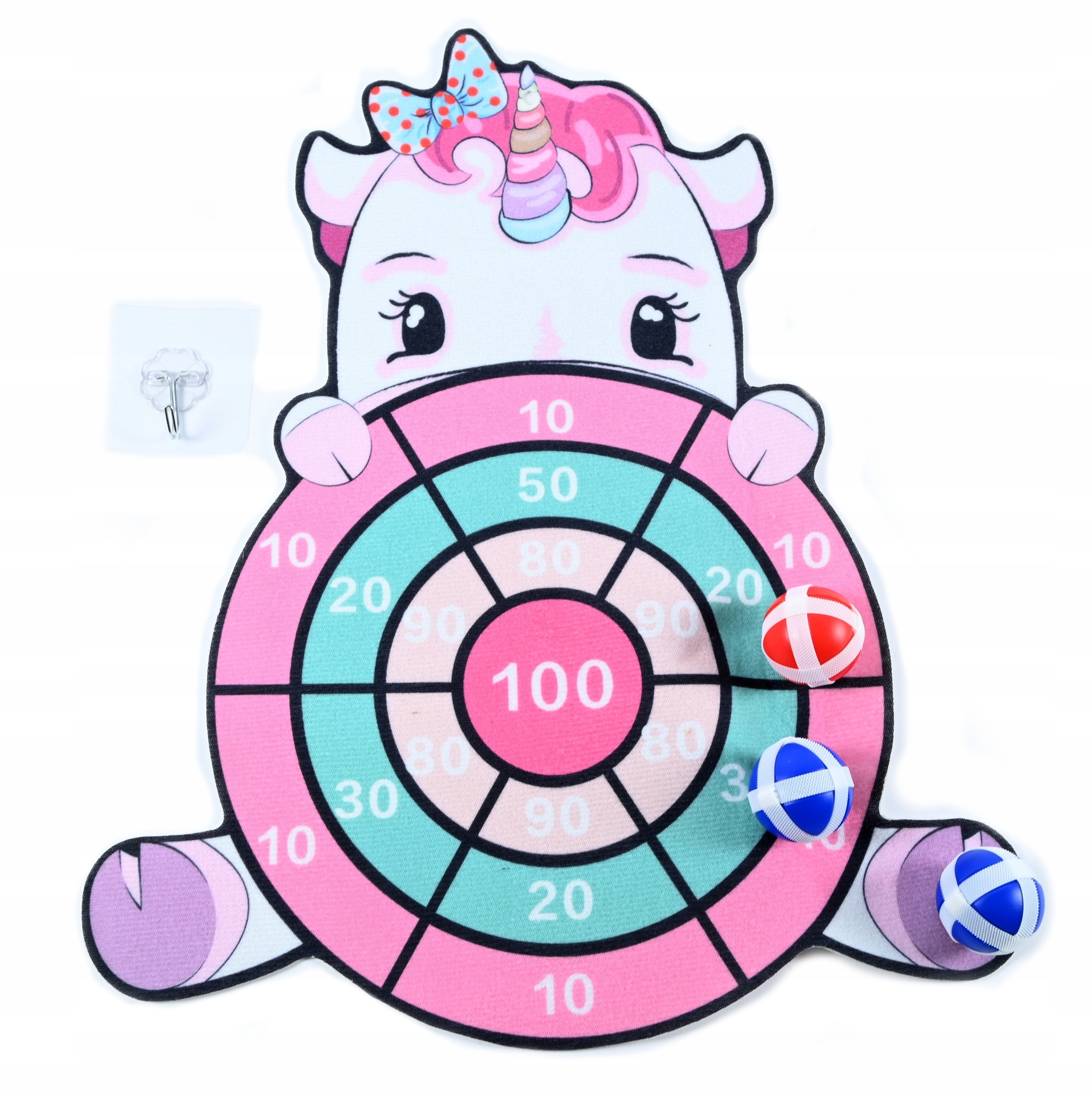 Metāla šķēpi ar lipīgām galviņām - Vienradzis ar drošu mērķi