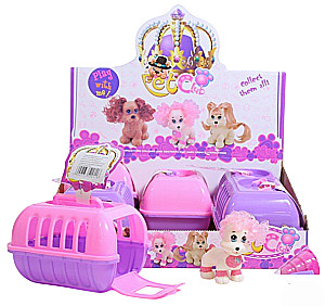 Dog in a carrier, assorted