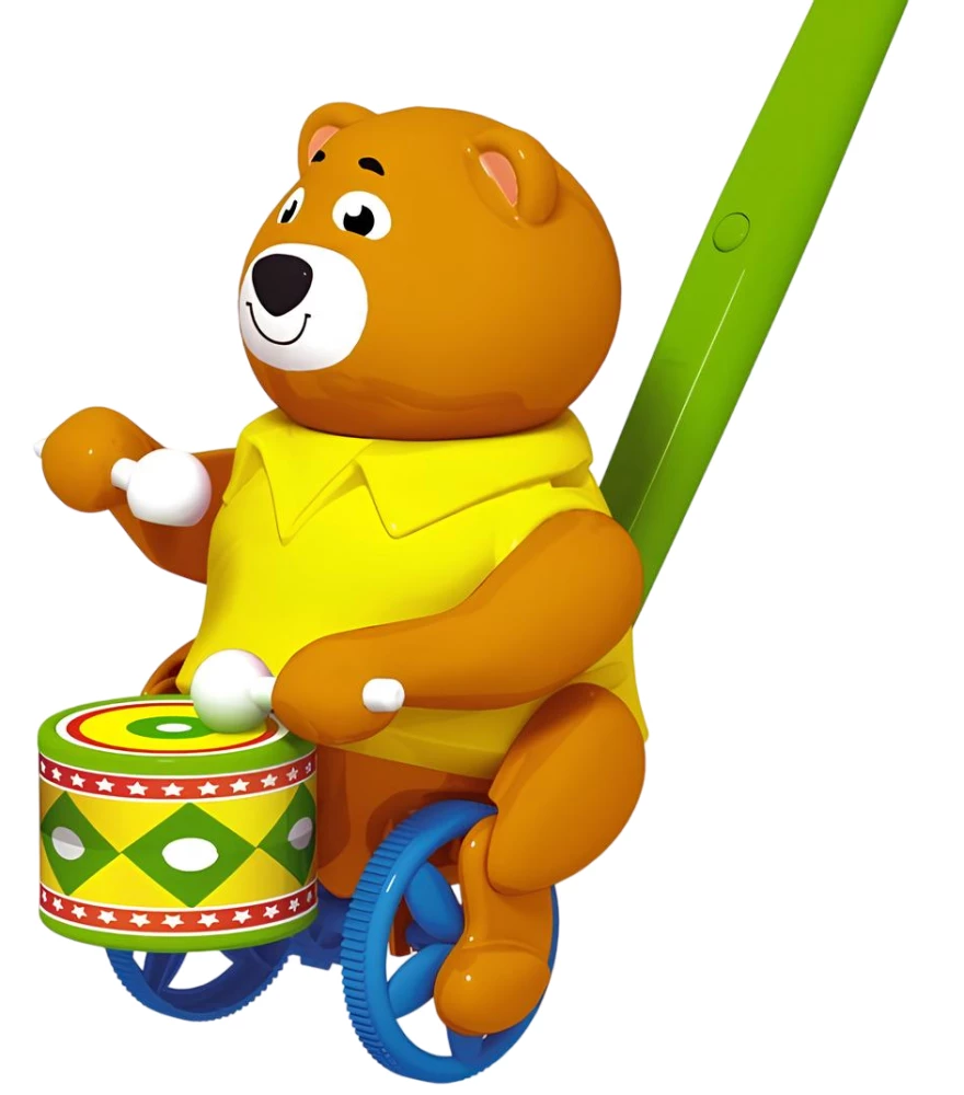 Pull-along Toy - Drummer, assorted