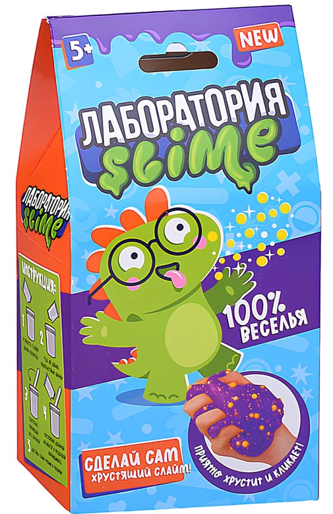 Pasidaryk pats! Slime laboratorija (Crunch Slime)