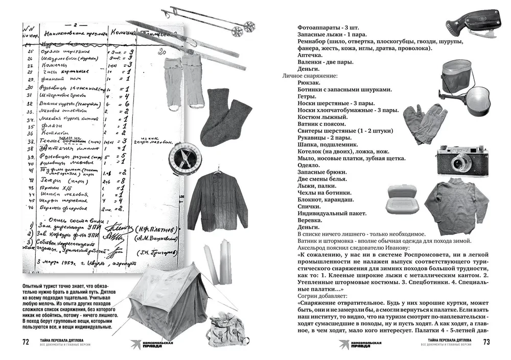 The Mystery of the Dyatlov Pass. All documents and main versions of the most mysterious story of the century