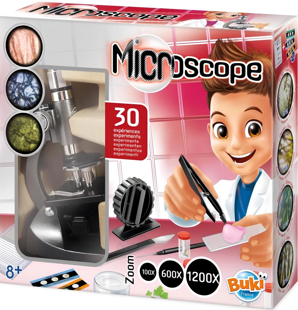 Детский набор для исследований с микроскопом