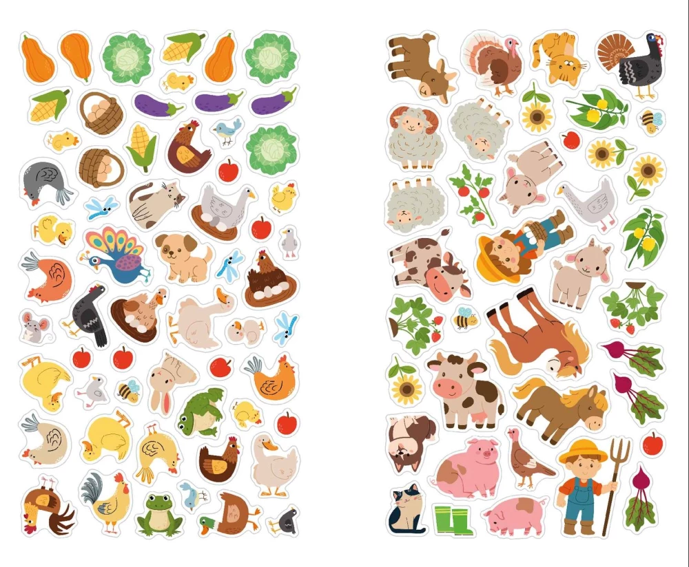 Wesołe naklejki. Na wsi