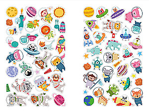 Wesołe naklejki. W kosmosie