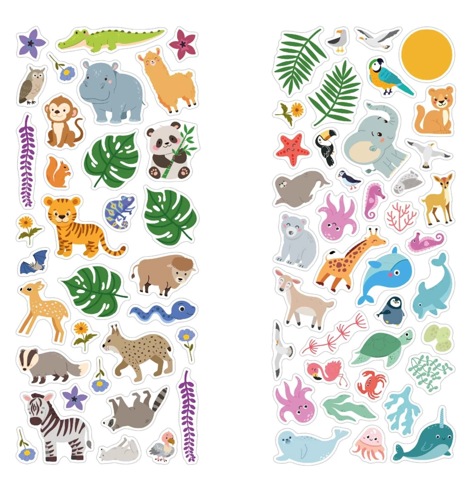 Wesołe naklejki. Mamy i maluszki