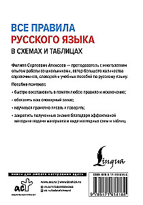 Visi krievu valodas noteikumi shēmās un tabulās