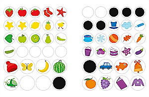 Наклейки для малышей. Цвета