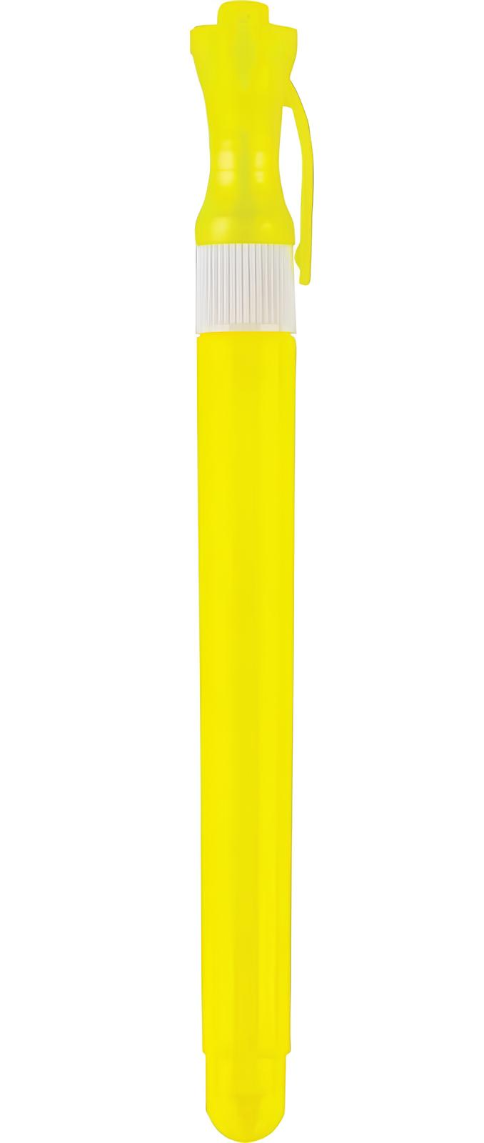 Текстовыделитель со скошенным наконечником, жёлтый
