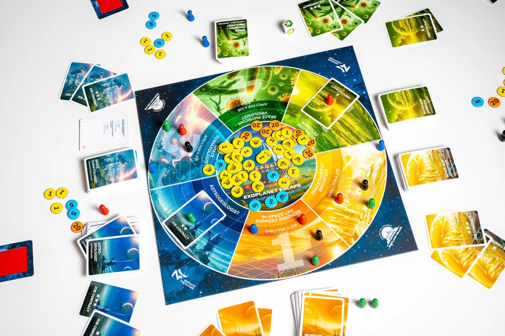 Настольная игра - Exoplanet Escape (Побег с экзопланеты), на английском языке