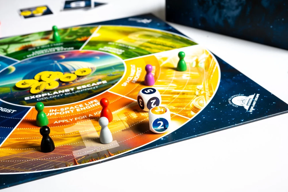 Настольная игра - Exoplanet Escape (Побег с экзопланеты), на английском языке