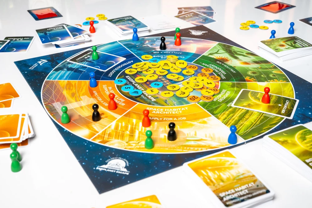 Настольная игра - Exoplanet Escape (Побег с экзопланеты), на английском языке