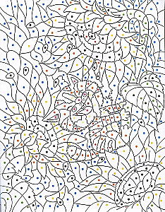 O Fiedzi, Władzku i Tośce. Kolorowanka po numerach