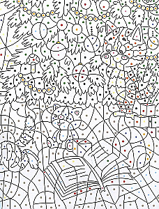 O Fiedzi, Władzku i Tośce. Kolorowanka po numerach