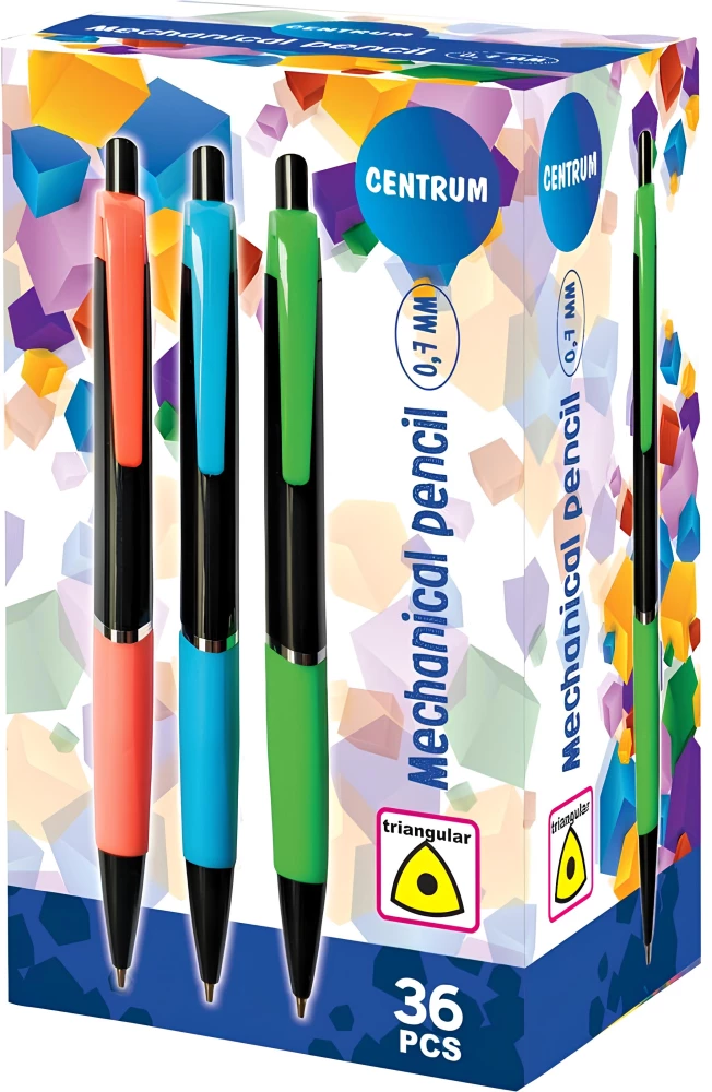Mechanical pencil with eraser, assorted