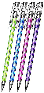 Ballpoint Pen - Stick Glitter, blue, assorted