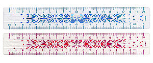 Plastmasas lineāls - Study Fancy, 20 cm, dažādās krāsās