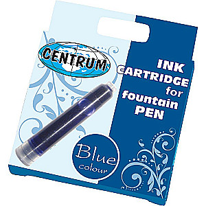 Картридж для перьевой ручки, синий