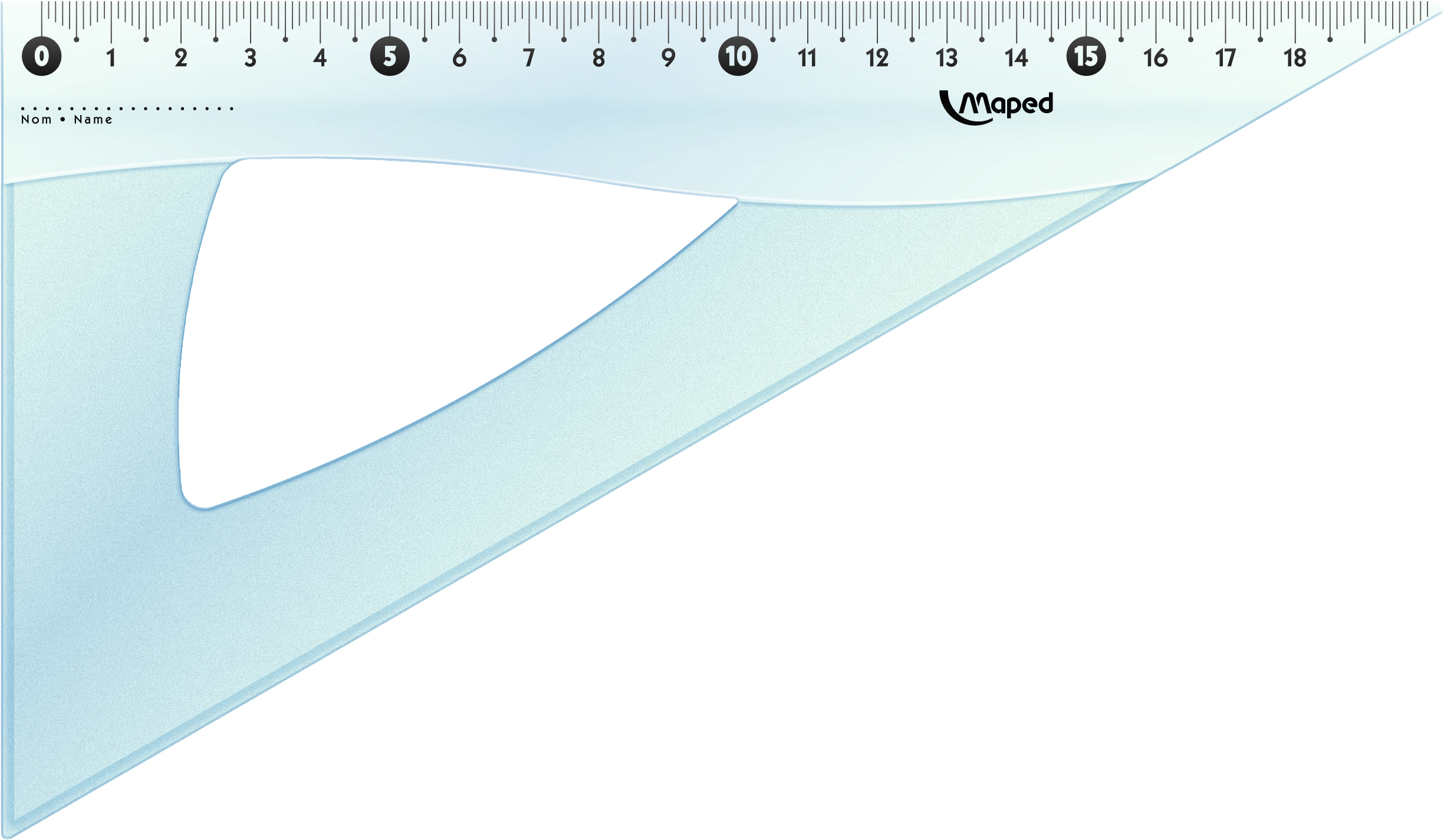 Dreieckslineal, 20 cm