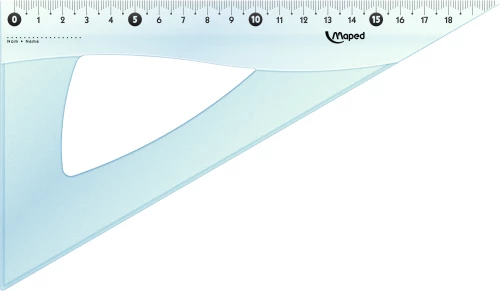 Līnija-trijstūris, 20 cm