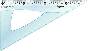 Līnija-trijstūris, 20 cm