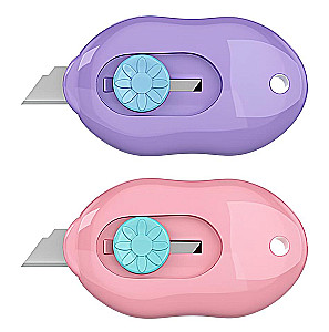 Нож канцелярский - Cloud Mini Pastel, в ассортименте