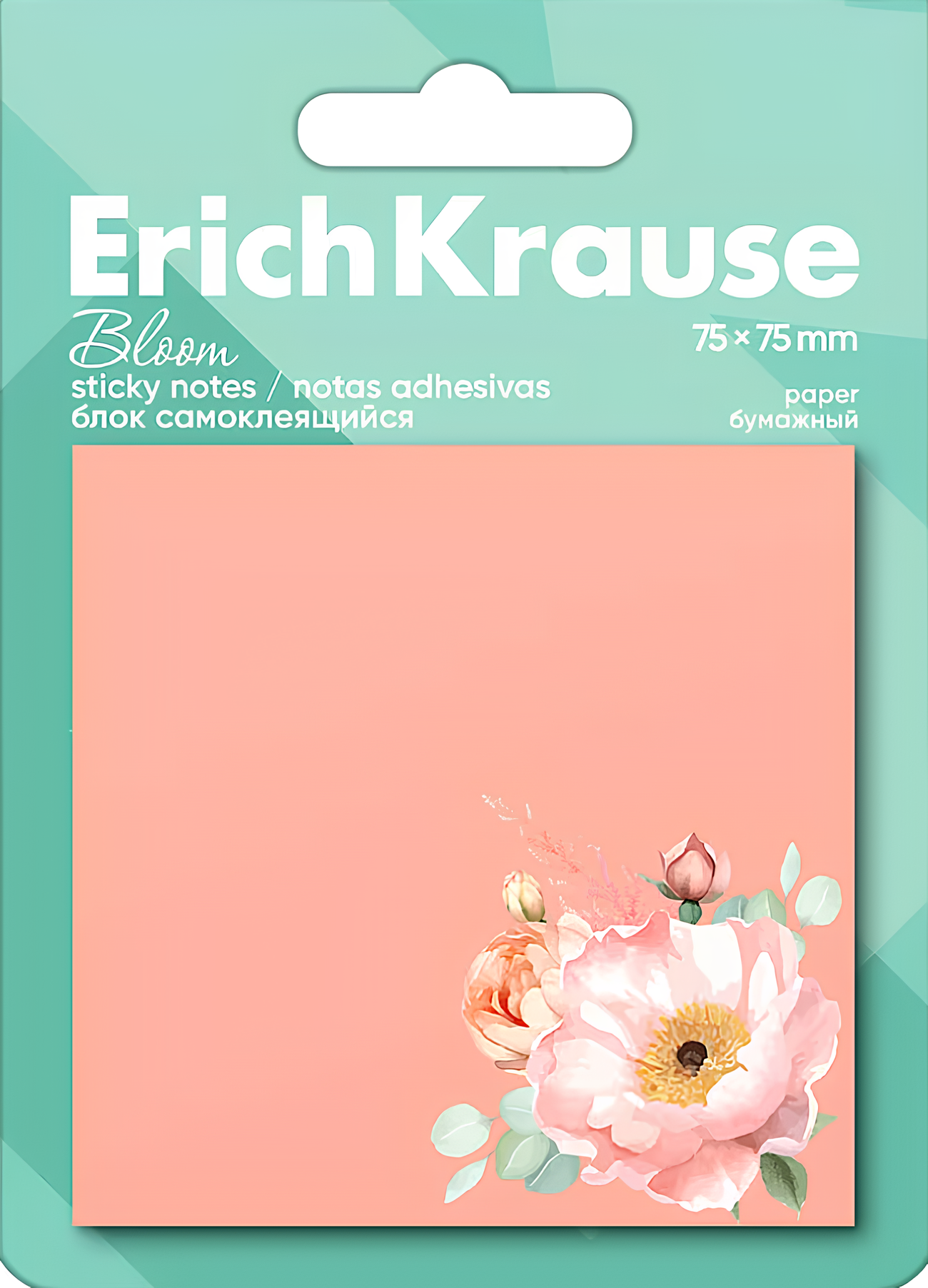 Self-adhesive paper pad - Pion Pastel Bloom