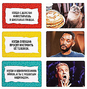 Brettspiel - Memes Geschichten, 300 Karten