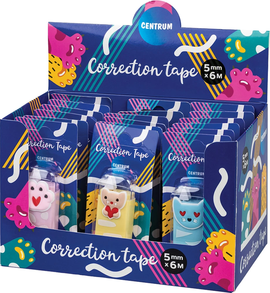 Корректор-лента - Paw, в ассортименте