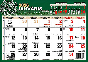 Календарь настенный на 2026 год, А5