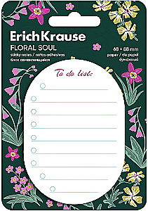 Self-adhesive notepad - Floral Soul, to do list