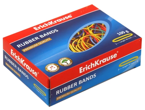 Office rubber bands for money, multicolored