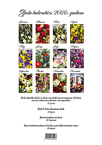 Kalendarz ścienny - Kwiaty 2026