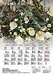 Kalendarz ścienny - Kwiaty 2026